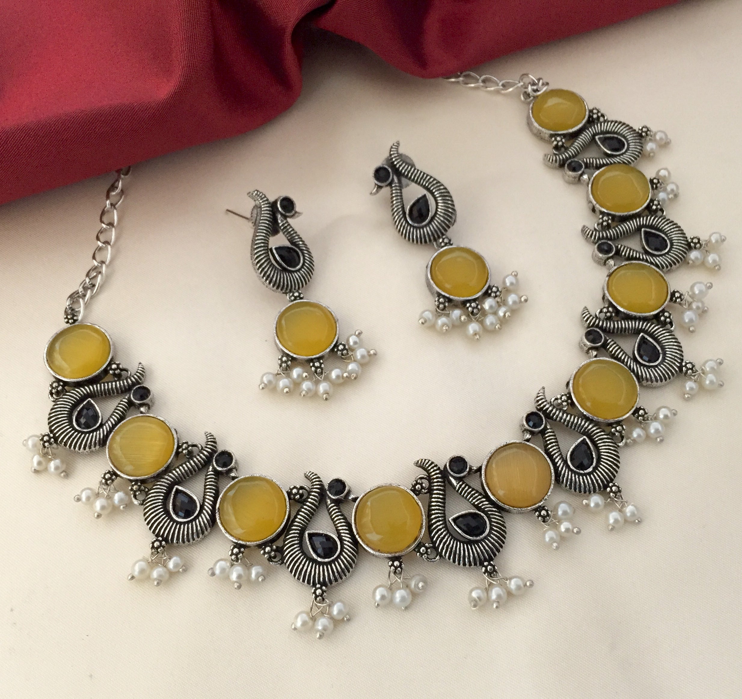 Yellow stone deals jewellery