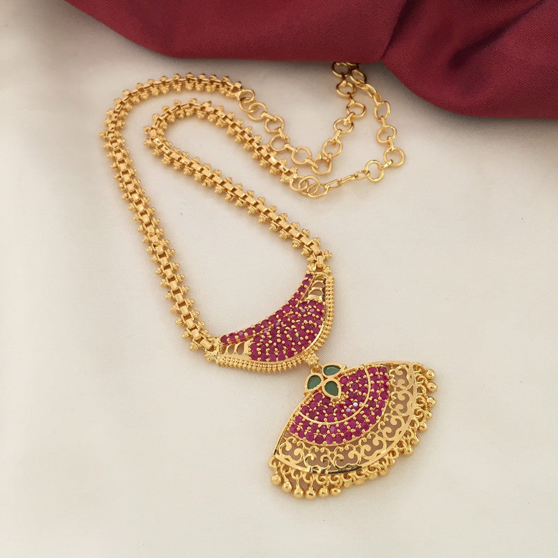 Premium Ruby AD Stones with Adjustable Chain